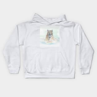 Wading Capybara Kids Hoodie